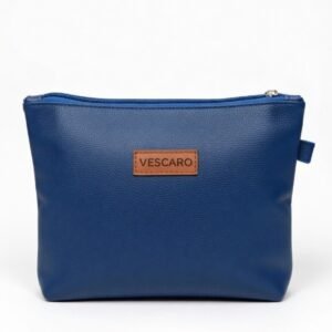 Vescaro Blue Makeup Bag