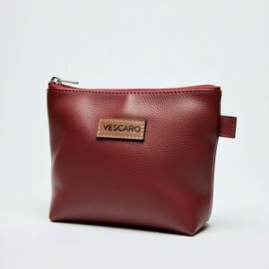 Vescaro Maroon Makeup Bag for Women